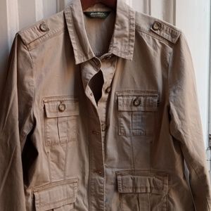 Safari Jacket Cotton Eddie Bauer XL